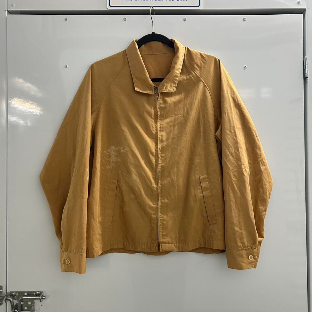 60s/70s Tan vintage jacket with a relaxed fit